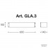 Aldo Bernardi GLA.3 — Настенный накладной светильник Glamour