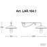 Aldo Bernardi LAR.164.1+PAL-H3 — Напольный уличный светильник Re Lear