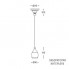 Aldo Bernardi LF1 S BM — Потолочный подвесной светильник Fate