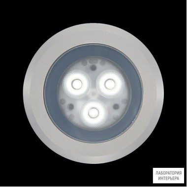Ares 10017927 — Встраиваемый в грунт, потолок или стену светильник Tapioca Power LED / ? 90mm - Anodized Aluminium Frame - Transparent Glass - Wide Beam 50°