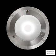 Ares 530005 — Встраиваемый в грунт или стену светильник Chiara Mid-Power LED / Stainless Steel Frame - Sandblasted Glass - 24Vdc