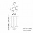 Artemide 0355030A — Потолочный подвесной светильник ORSA