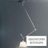 Artemide 0372050A + 0629000A — Светильник потолочный подвесной TOLOMEO SOSPENSIONE DECENTRATA