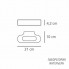 Artemide 0615030A — Настенный накладной светильник TALO