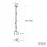 Artemide 0696020A — Светильник потолочный подвесной LOGICO MINI SOSPENSIONE singola