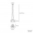 Artemide 0698020A — Светильник потолочный подвесной LOGICO MINI SOSPENSIONE 3x120