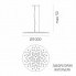 Artemide 1013020A — Потолочный подвесной светильник SILENT FIELD 2.0