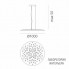 Artemide 1013040APP — Потолочный подвесной светильник SILENT FIELD 2.0