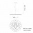Artemide 1014020A — Потолочный подвесной светильник SILENT FIELD 2.0