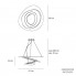 Artemide 1237010A — Светильник потолочный подвесной PIRCE MINI SOSPENSIONE