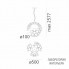 Artemide 1529010APP — Потолочный подвесной светильник SCOPAS