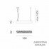 Artemide 2013010A — Потолочный подвесной светильник CALIPSO