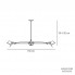 Artemide A036400 — Светильник потолочный подвесной TOLOMEO DUE BRACCI