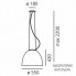 Artemide A243400APP — Потолочный подвесной светильник NUR