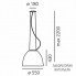 Artemide A243410APP — Потолочный подвесной светильник NUR