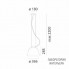 Artemide A246300 — Потолочный подвесной светильник NUR