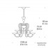 AVMazzega 9001 09 — Потолочный подвесной светильник MEDUSA