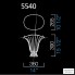 Barovier&Toso 5540 CG — Настольный светильник RIGATI