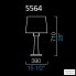 Barovier&Toso 5564 RS BB — Настольный светильник AMSTERDAM