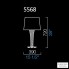 Barovier&Toso 5568 VI BB — Настольный светильник LARA