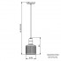 Bert Frank RDL0010 — Потолочный подвесной светильник RIDDLE