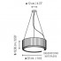 Bover 0132506B — Потолочный подвесной светильник URBAN - 01