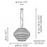 Bover 224P617 — Потолочный подвесной светильник MOS - 01