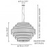 Bover 224P626 — Потолочный подвесной светильник MOS - 03