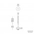 Contardi ACAM.002019-P45011 — Потолочный подвесной светильник CALYPSO SO ANTIGUA