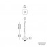 Contardi ACAM.002162 — Потолочный подвесной светильник CALYPSO SO OUTDOOR MARTINIQUE