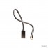 Contardi ACON.000249 — Настенный накладной светильник FLEXILED AP L60 STEEL