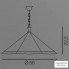 Cremasco 1005-1S-GR.OL.cm.bm — Потолочный подвесной светильник 1005