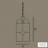 Cremasco 1075-4S-GR-CR.cm — Потолочный подвесной светильник 1075
