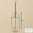 Cremasco 1800-1S-PC-OL.c — Потолочный подвесной светильник 1800