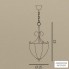 Cremasco 1812-1S.OL.c — Потолочный подвесной светильник 1812