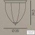 Cremasco 1816-3PL-NO.BR.c — Потолочный накладной светильник 1816