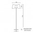 DesignHeure L154gctbn — Напольный светильник Lampadaire Grand Couture