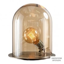 Ebb & Flow DI101688+LA101690 — Настольный светильник Glow in a Dome Lamp - Chrome with Obsidian - 25 см
