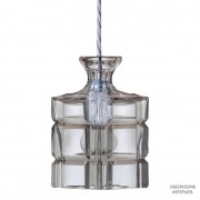 Ebb & Flow LA101241+WIE14SI — Потолочный подвесной светильник Clyde carafe lamp twisted silver