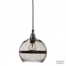 Ebb & Flow LA101323 — Потолочный подвесной светильник Rowan pendant lamp, platinum on grey - 15 см
