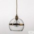 Ebb & Flow LA101330 — Потолочный подвесной светильник Rowan pendant lamp, gold on clear - 22 см