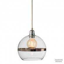 Ebb & Flow LA101332 — Потолочный подвесной светильник Rowan pendant lamp, platinum on clear - 22 см