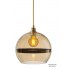 Ebb & Flow LA101333 — Потолочный подвесной светильник Rowan pendant lamp, gold on golden smoke - 28 см