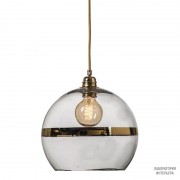 Ebb & Flow LA101336 — Потолочный подвесной светильник Rowan pendant lamp, gold on clear - 28 см