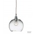 Ebb & Flow LA101541 — Потолочный подвесной светильник Rowan Pendant Lamp - Clear with Silver - 15 см