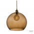 Ebb & Flow LA101634 — Потолочный подвесной светильник Rowan Pendant Lamp - Chestnut Brown - 28 см