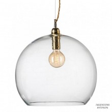 Ebb & Flow LA101757 — Потолочный подвесной светильник Rowan Pendant Lamp - Clear with Brass - 39 см