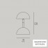 Eden Design DBL.WH.30 — Настенный накладной светильник Diabolo