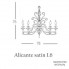 Euroluce Lampadari Alicante satin L6 — Потолочный подвесной светильник ALICANTE