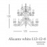 Euroluce Lampadari Alicante white L12+12+6 — Потолочный подвесной светильник ALICANTE
